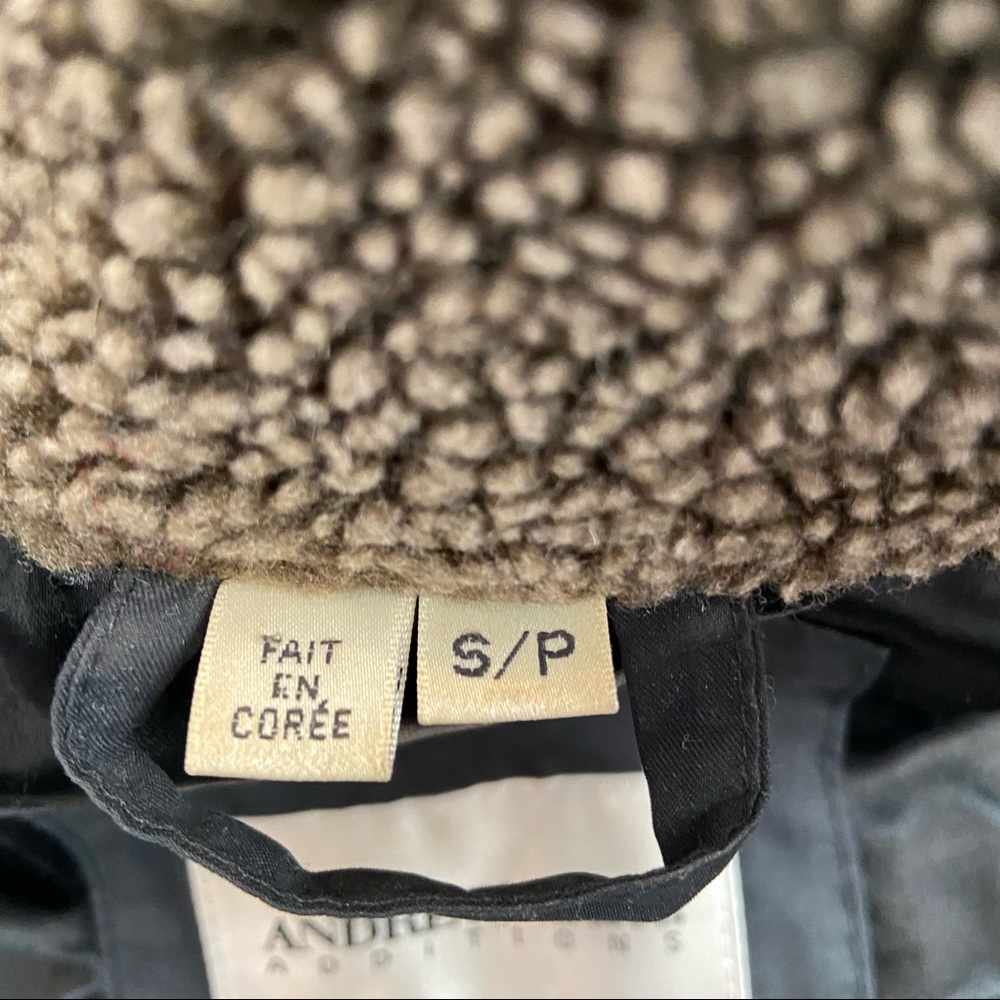 ANDREW MARC Winter Jacket Vintage 90’s Faux Fur Trim Ski Snow Small - Picture 11 of 13